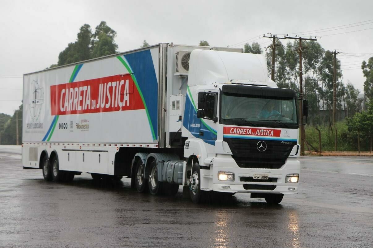 Imagem de compartilhamento para o artigo Carreta da Justiça chega a Alcinópolis em janeiro com serviços gratuitos para a população da MS Todo dia